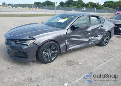 2021 Acura Tlx A-Spec Package z USA, uszkodzony, nr VIN 19UUB5F56MA015700